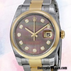 1:1 replica Rolex Datejust Rolex Calibre 2836/2813 Men’s 116203BKMDO Two-tone