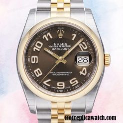 1:1 replica Rolex Datejust Rolex Calibre 2836/2813 Men’s 116203BRAJ Automatic Brown Dial