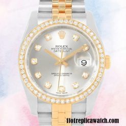 1:1 replica Rolex Datejust Rolex Calibre 2836/2813 116243SDJ Men’s Two-tone 12mm