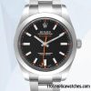 1:1 Replica Rolex Milgauss Men’s Rolex Calibre 2813 m116400gv-0001 12mm Hands and Markers