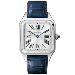 Santos-Dumont Large Steel Strap Watch