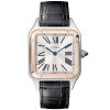 Santos-Dumont 18ct Rose Gold Large Steel Strap Watch