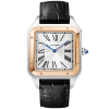 Santos de Cartier Medium Diamond Set Automatic 18ct Rose Gold Watch