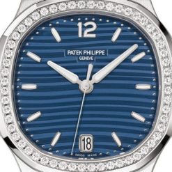Patek Philippe Nautilus Ladies Automatic Watch, Stainless Steel and Diamonds, 35,2mm, Ref# 7118/1200A-001