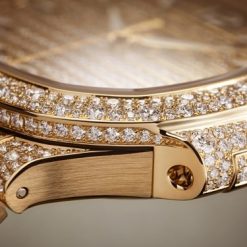 Patek Philippe Nautilus Haute Joaillerie Ladies Automatic Watch, 18K Rose Gold and Diamonds, 35,2mm, Ref# 7118/1450R-001