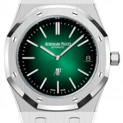 Audemars Piguet Royal Oak Jumbo ExtraThin Platinum 39mm Green 16202PTOO1240PT01