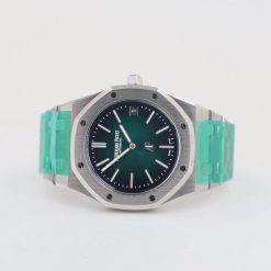 Audemars Piguet Royal Oak Jumbo ExtraThin Platinum 39mm Green 16202PTOO1240PT01