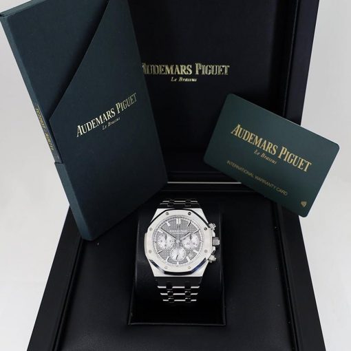 Audemars Piguet Royal Oak Selfwinding Chronograph Stainless Steel 38mm Grey Dial 26715STOO1356ST02