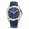 Patek Philippe Aquanaut Blue Dial 18K White Gold Mens Watch 5168G001