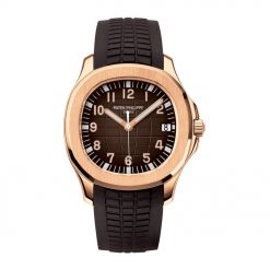 Patek Philippe Aquanaut Date Sweep Seconds Watch 18k Rose Gold 408mm PP 5167R001