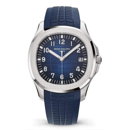 Patek Philippe Aquanaut Date Sweep Seconds Watch 18k White Gold 422 mm PP 5168G001