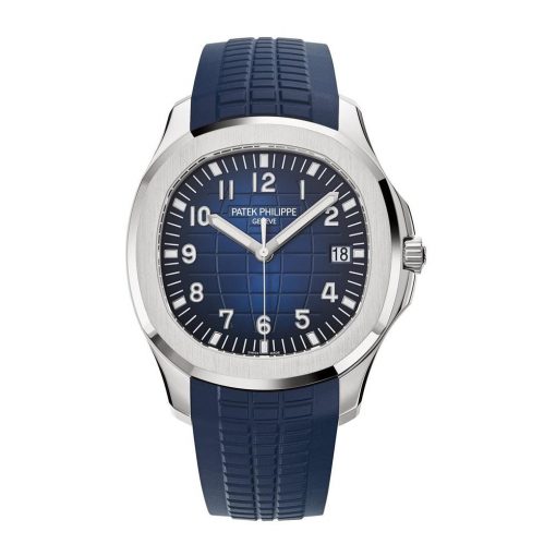 Patek Philippe Aquanaut Date Sweep Seconds Watch 18k White Gold 422 mm PP 5168G001