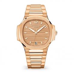 Patek Philippe Nautilus Rose Gold 71181R010 with Golden Brown Opaline dial