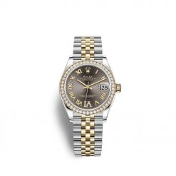 Rolex Datejust 31 Oystersteel 18kt Yellow Gold and diamonds RL 278383RBR0018