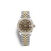 Rolex Datejust 31 Oystersteel 18kt Yellow Gold and diamonds RL 278383RBR0027