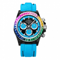 ROLEX Diw Daytona carbon rainbow blue 40mm carbon