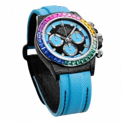 ROLEX Diw Daytona carbon rainbow blue 40mm carbon