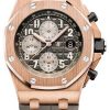 Audemars Piguet Ladies Collection Royal Oak Quartz Watch-Silver Dial 33mm-67651OR.ZZ.1261OR.01