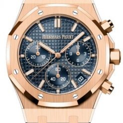 Audemars Piguet Royal Oak Selfwinding Chronograph Rose Gold 41mm “Bleu Nuit, Nuage50” Blue Dial 26240OR.OO.1320OR.01