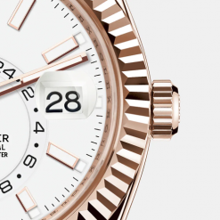 Rolex Sky-Dweller 42mm, 18k Everose Gold, Ref# 326935-0005