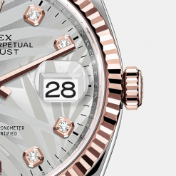 Rolex Datejust 36mm, Oystersteel and 18k Everose Gold, Ref# 126231-0038