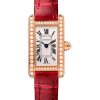 Cartier Tank Americaine Watch – 27 mm Pink Gold Diamond Case – Diamond Bezel – Diamond Dial – WB710012