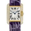 Cartier Tank Anglaise Watch – Medium Yellow Gold Diamond Case – WT100006