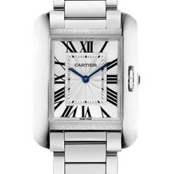 Cartier Tank Anglaise Watch – 34.7 mm Steel Case – W5310044