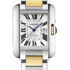 Cartier Tank Anglaise Watch – Small White Gold Diamond Case – Diamond Bracelet – HPI00559