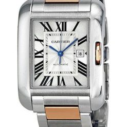 Cartier Tank Anglaise Watch – Medium Steel And Pink Gold Case – W5310037
