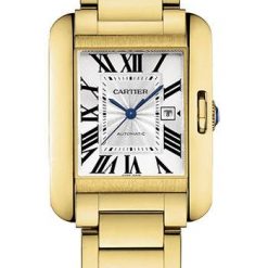 Cartier Tank Anglaise Watch – Medium Yellow Gold Case – W5310015