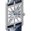 Cartier Tank Asymetrique Watch – 47.15 mm x 26.10 mm Platinum Case – Silvered Dial – Dark Grey Alligator Strap Limited Edition of 100 – WGTA0042