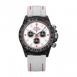 ROLEX Diw Daytona carbon speedster white 40mm oyster black