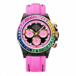 ROLEX Diw Daytona carbon rainbow pink 40mm carbon