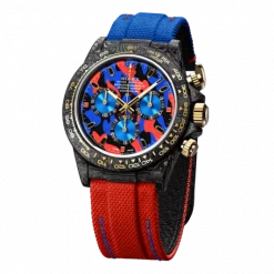 ROLEX Diw Daytona military red 40mm oyster black