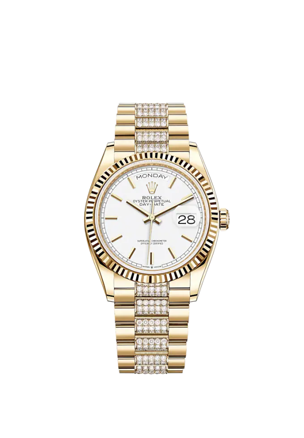 Rolex Day-Date, 36mm, 18k Yellow Gold, Ref# 128238-0082 Rolex Day-Date, 36mm, 18k Yellow Gold, Ref# 128238-0082