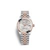 Rolex Datejust 31mm, Oystersteel and 18k Everose Gold with Diamonds, Ref# 278341rbr-0031