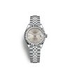 Rolex Lady-Datejust 28, Oystersteel and 18k White Gold, Ref# 279174-0014