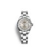 Rolex Lady-Datejust 28, Oystersteel and 18k White Gold, Ref# 279174-0007