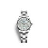 Rolex Lady-Datejust 28, Oystersteel and 18k White Gold, Ref# 279174-0012