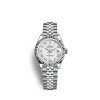 Rolex Lady-Datejust 28, Oystersteel and 18k White Gold, Ref# 279174-0020