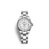 Rolex Lady-Datejust 28, Oystersteel and 18k White Gold, Ref# 279174-0019