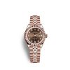 Rolex Lady-Datejust 28, 18k Everose Gold, Ref# 279175-0013