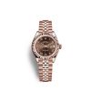 Rolex Lady-Datejust 28, 18k Everose Gold, Ref# 279175-0016
