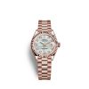 Rolex Lady-Datejust 28, 18k Everose Gold, Ref# 279175-0016
