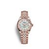 Rolex Lady-Datejust 28, 18k Everose Gold, Ref# 279175-0019