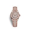 Rolex Lady-Datejust 28, 18k Everose Gold, Ref# 279175-0025