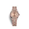 Rolex Lady-Datejust 28, 18k Everose Gold, Ref# 279175-0023