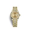 Rolex Lady-Datejust 28, 18k Yellow Gold, Ref# 279178-0016