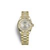 Rolex Lady-Datejust 28, 18k Yellow Gold, Ref# 279178-0017